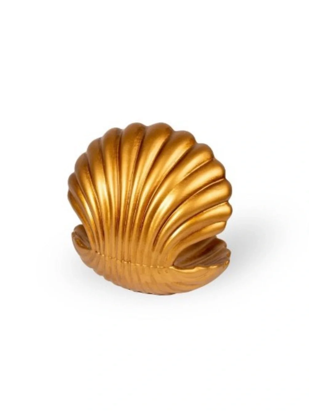 Gold Shell with Pearl, Decorative Resin Figural Target Bullseye's Playground™